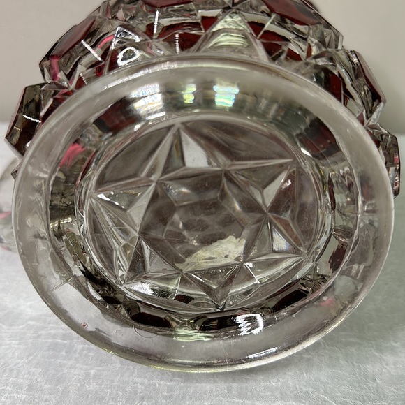 Vintage Block Pitcher/6 Glasses - Picture 5 of 10